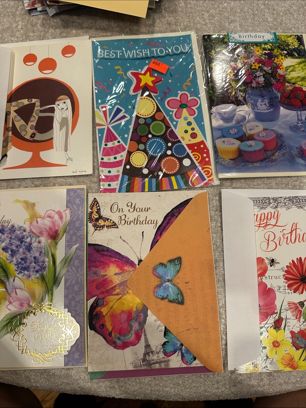 24 pack Assorted Multicolor Greeting Card - Pack